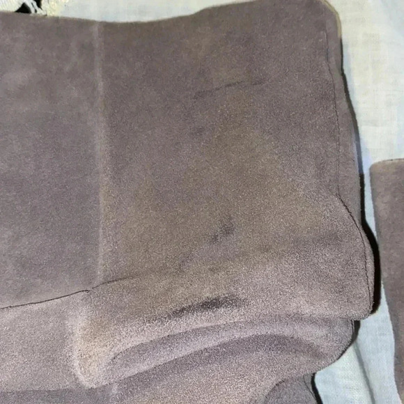 Banana Republic grey suede slouchy heeled boots - Picture 11 of 11